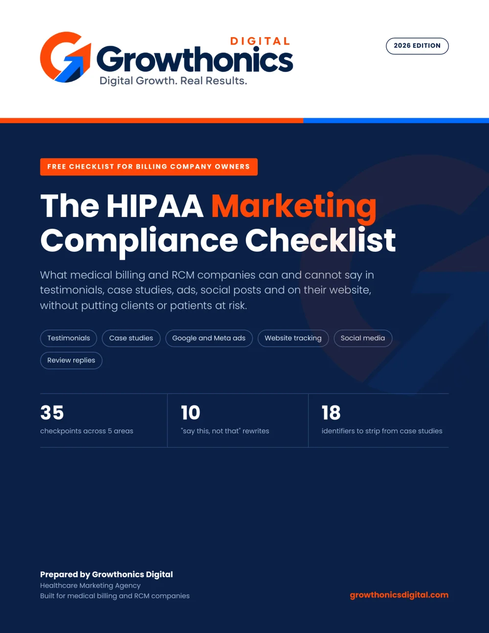 Cover of the HIPAA Marketing Compliance Checklist, 2026 edition